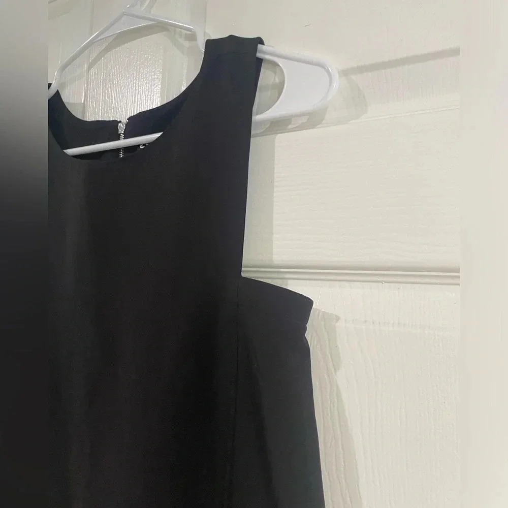 Yoana Baraschi Black Dress Sleeveless Stretchy Cocktail Designer Luxury Small - Picture 5 of 16